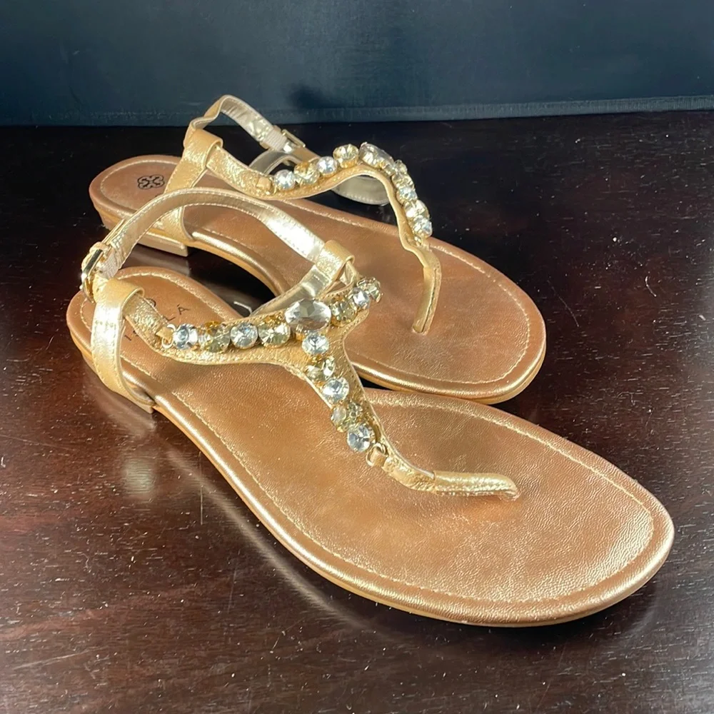 Isola thong sandals with jewel detail - Picture 1 of 5